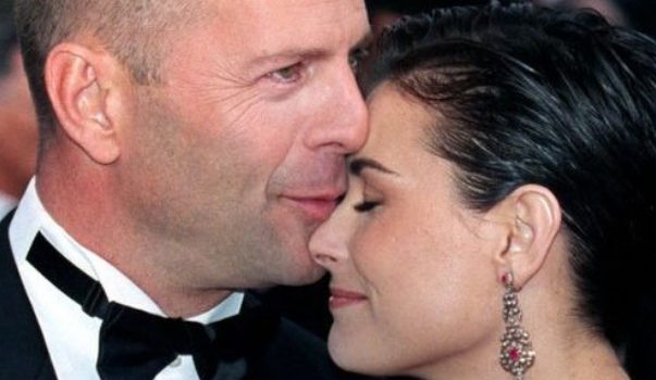 Деми Мур и Брюс Уиллис